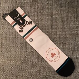Stance NWT Boston Celtics Sz L Crew Socks